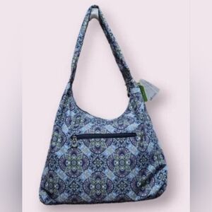 Sakroots Atlas Hobo Bag Vegan Purse Lightweight Spacious Floral Pattern NEW